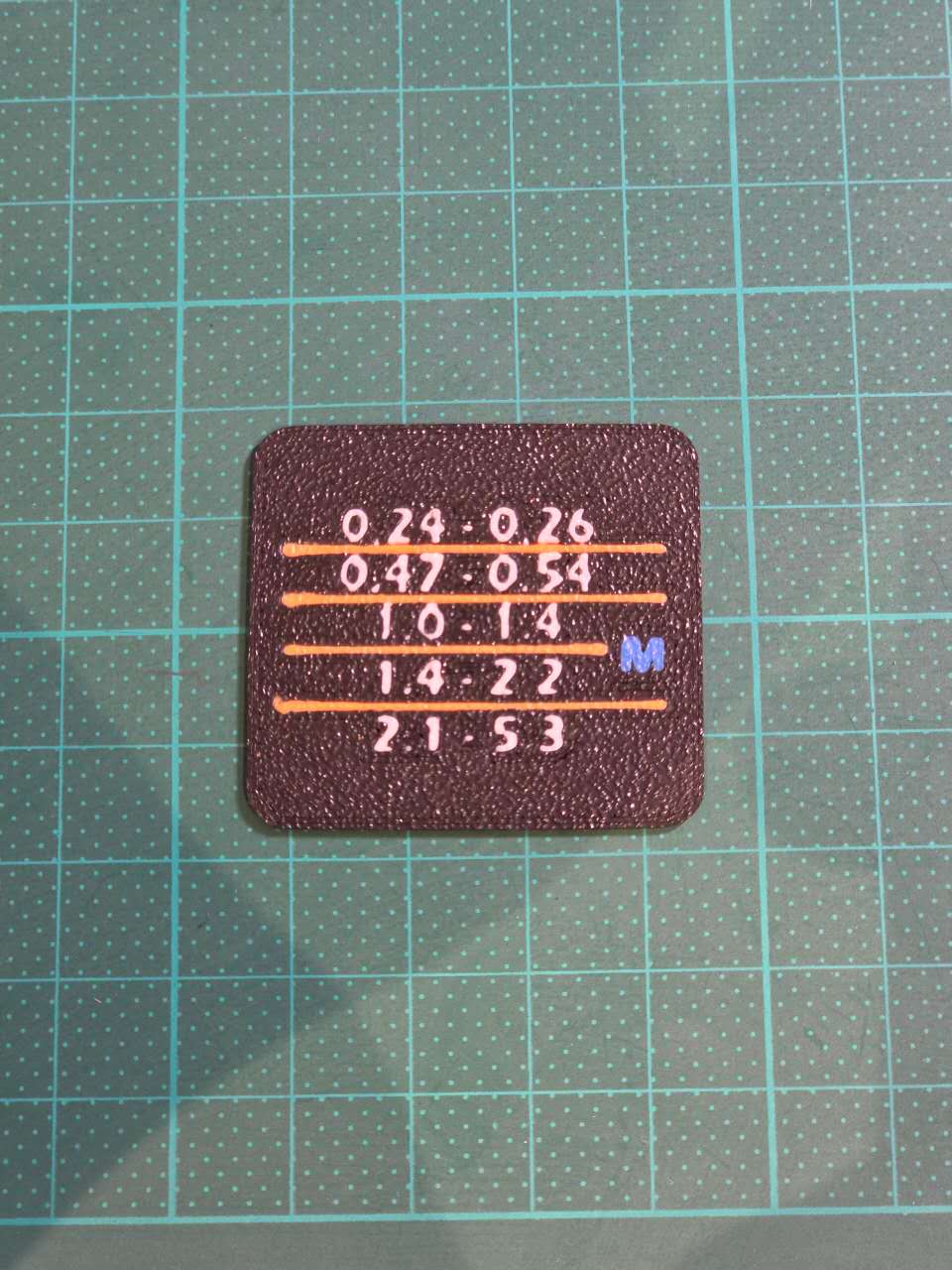 Miniatura 1 do modelo 3D Pentax17 机背对焦距离提示卡