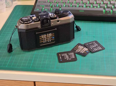 Pentax17 Rear Focus Distance Guide Card