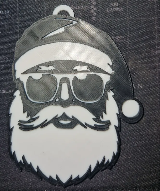 Cool Santa Tree Decoration Bauble NO AMS NEEDED
