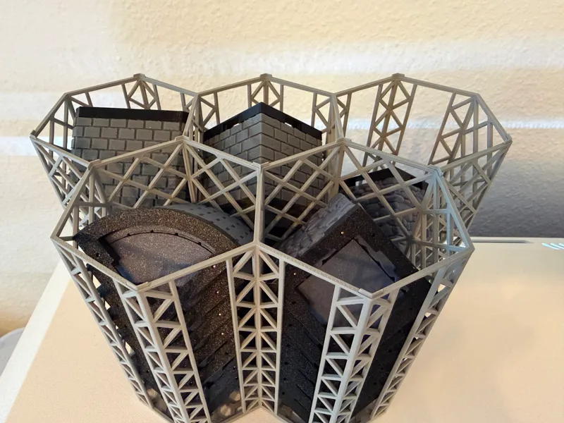 Corner Wall Tile Storage, Stackable, OpenForge