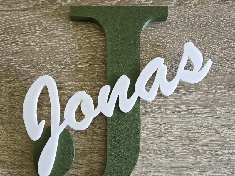 Türschild Jonas