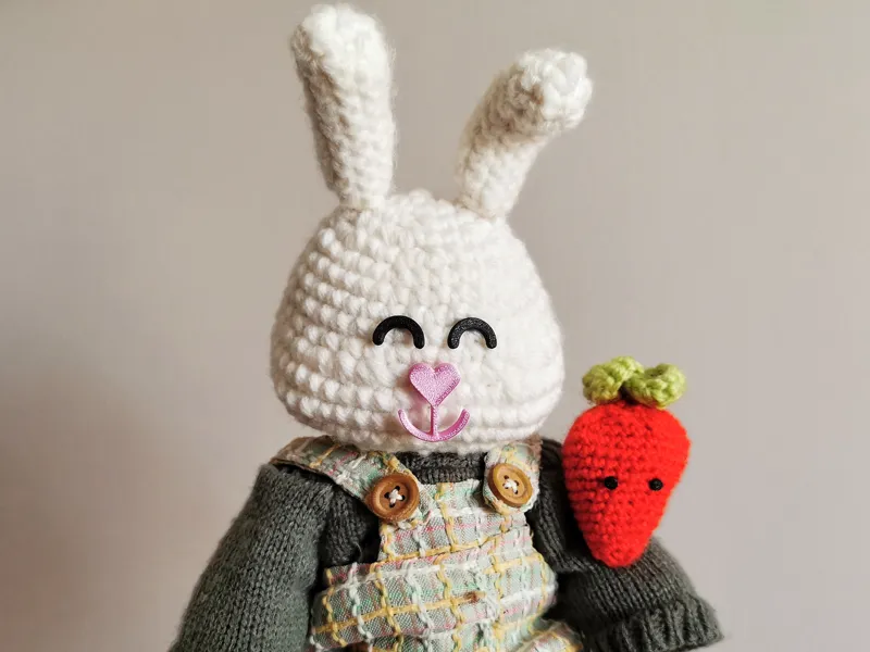 THREADED CROCHET SAFETY MUZZLES (HEART)