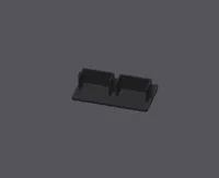 RJ45 DUST PLUG DOUBLE