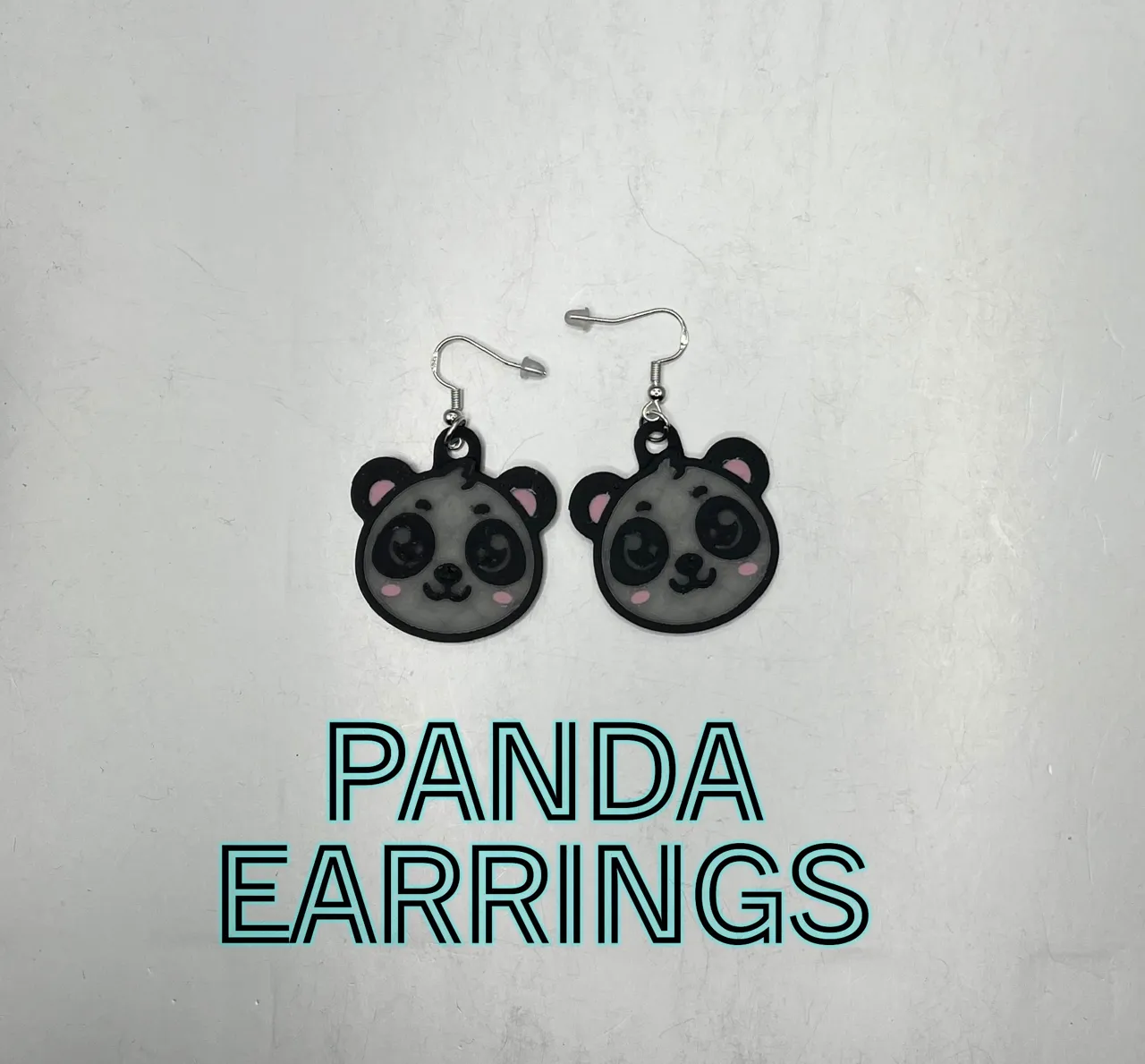 Panda Earrings view 2