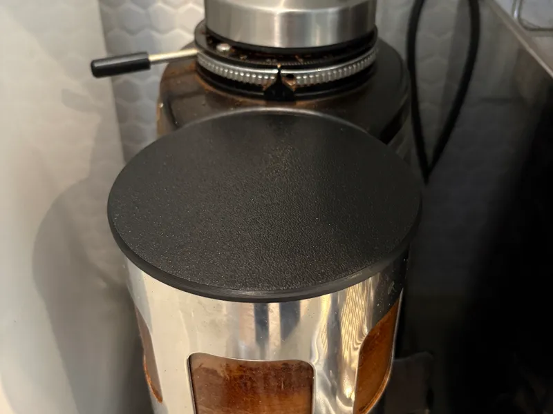 Lid for Mazzer Superjolly doser