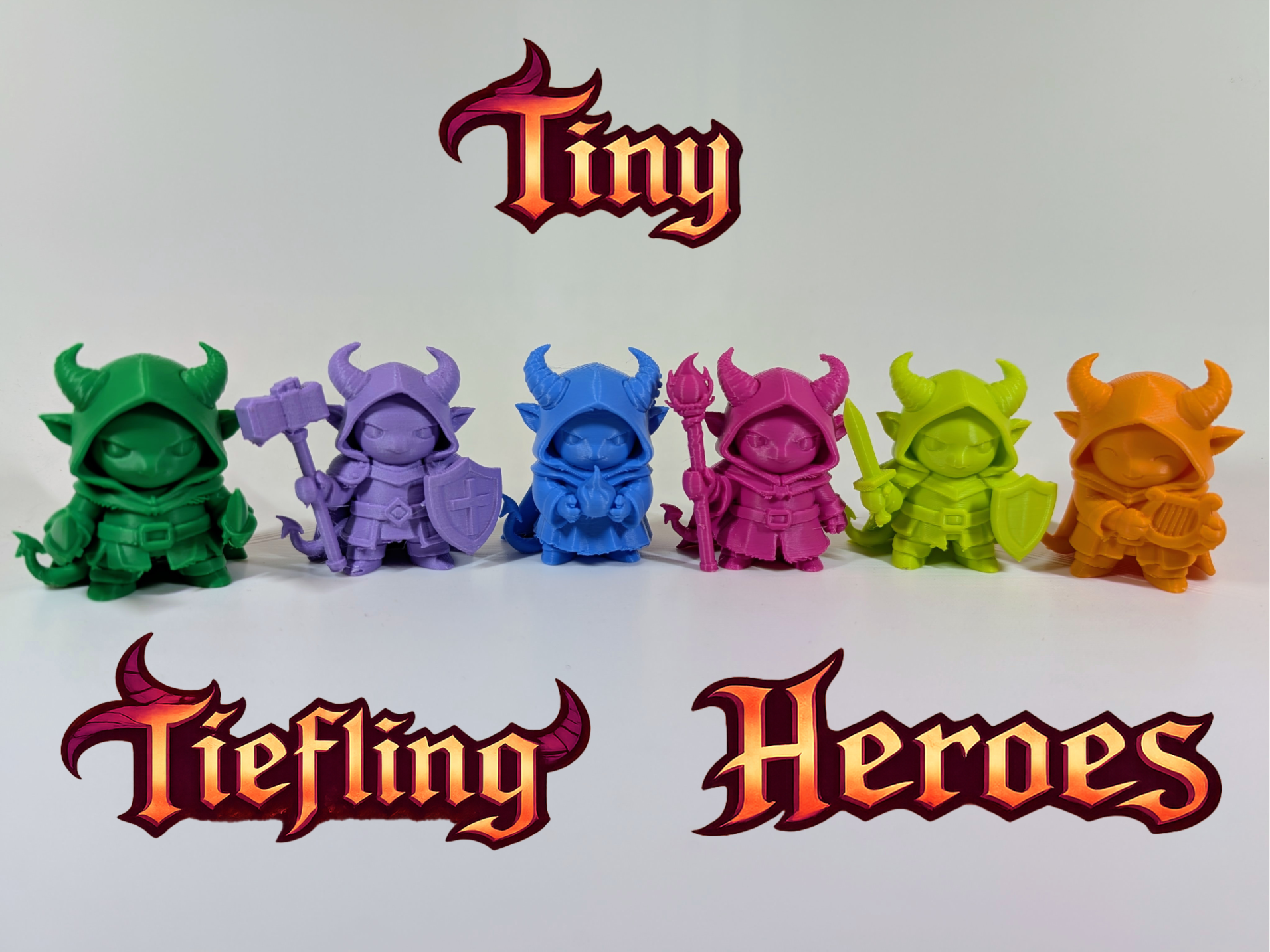 Tiny Tiefling Heroes