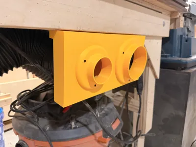 4” to 4” and 2 1/2” Dust Collection Switch