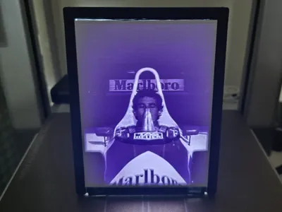 Ayrton Senna Lithophane