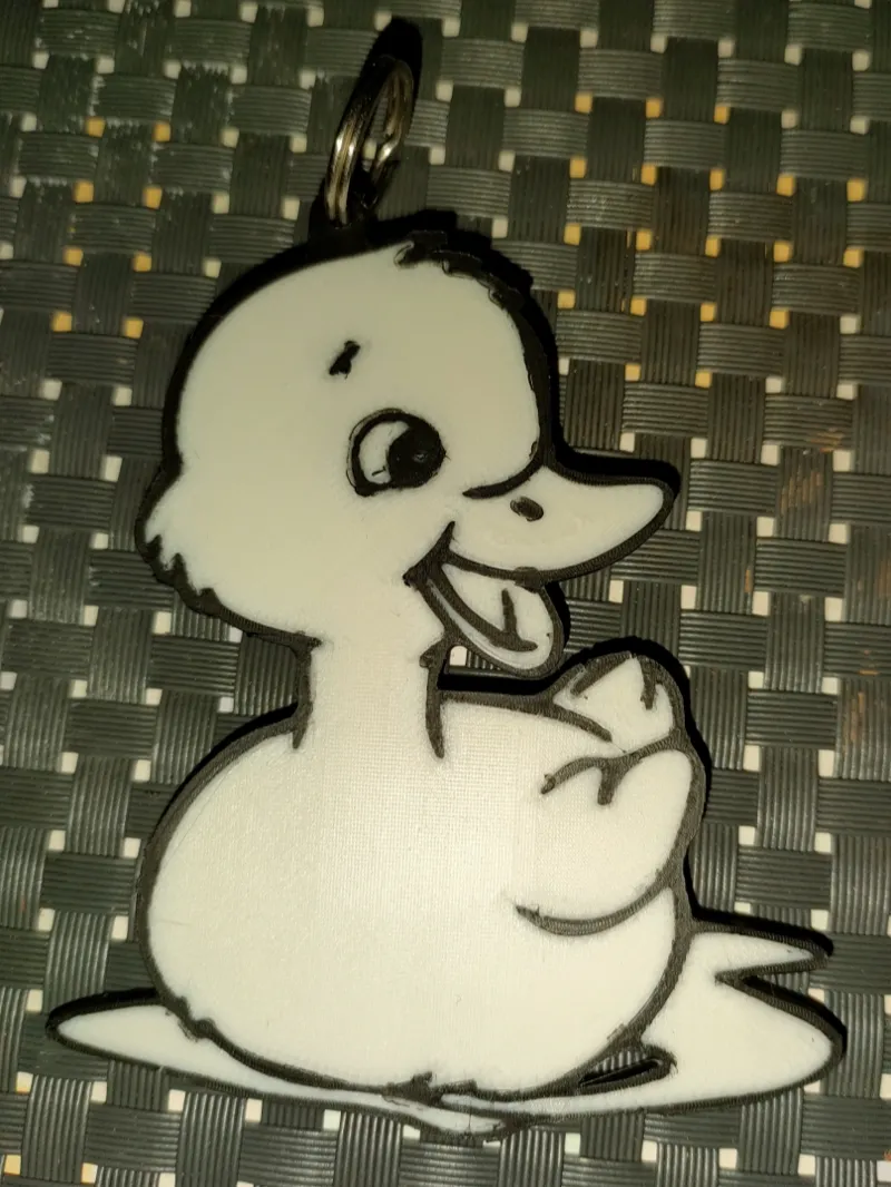 Duck keychain