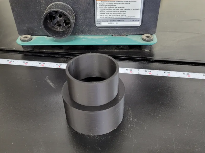 1 x 30 inch sander dust port adapter