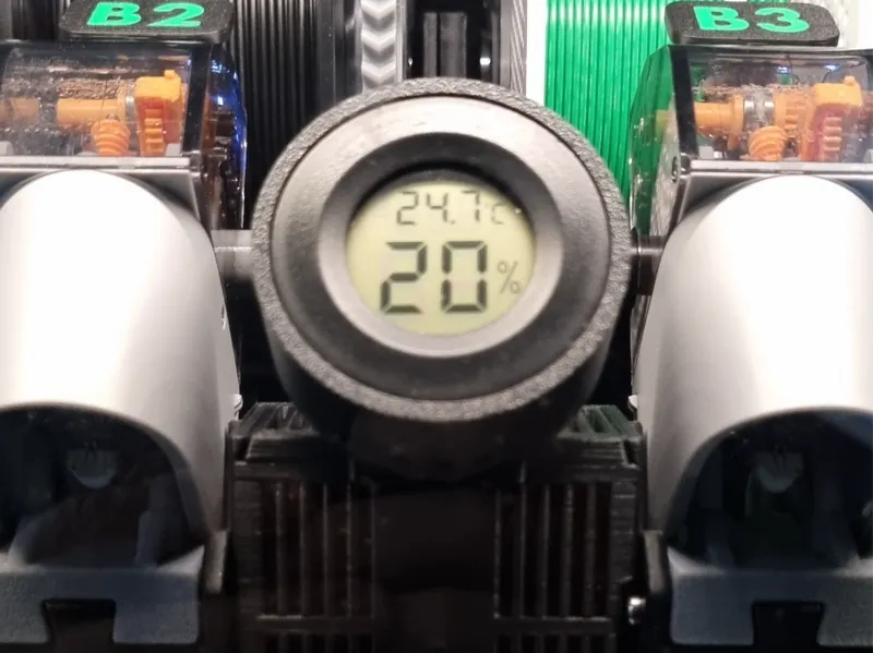 Halterung Hygrometer  für AMS-Python Silicabox XL