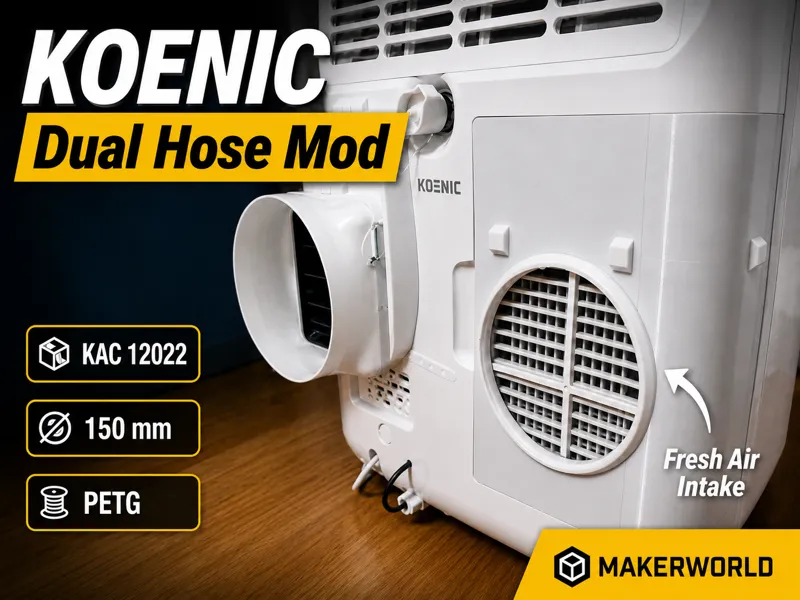 KOENIC KAC 12022 Dual Hose Mod – Fresh Air Intake