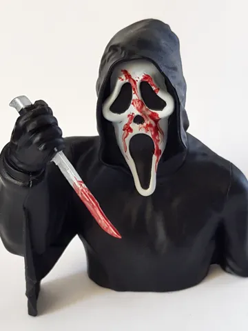 Figura decorativa: Ghostface bust — vista de referencia 2