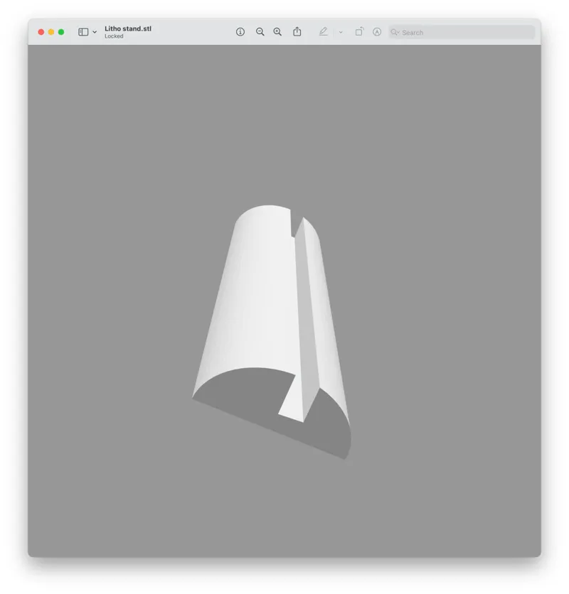 Lithophane stand