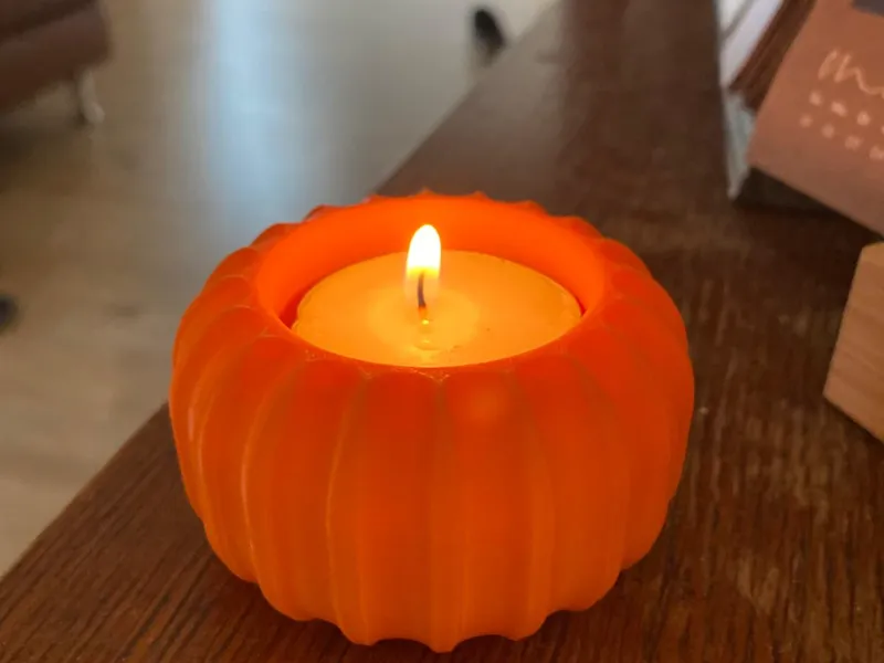 Pumpkin tealight