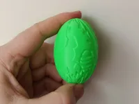 Easter Egg with Bunny Relief, 0.2mm layer, 0% infill