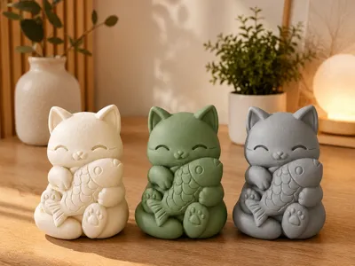 Lucky Koi Cat 