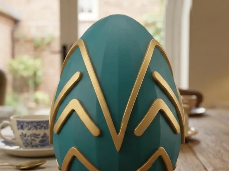 Uovo di Pasqua Geometrico Moderno