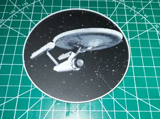 Starship Enterprise TOS Coaster