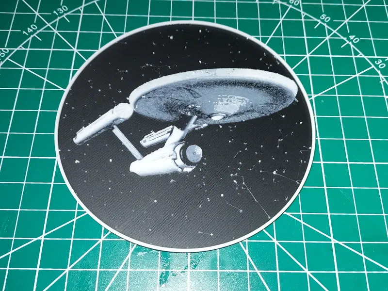 Starship Enterprise TOS Coaster