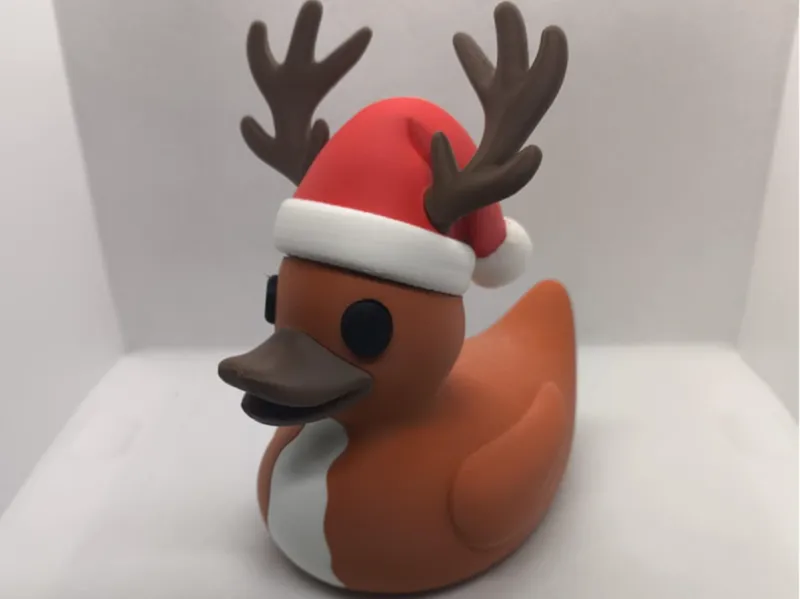 Canard-Renne de Noël Multiparts