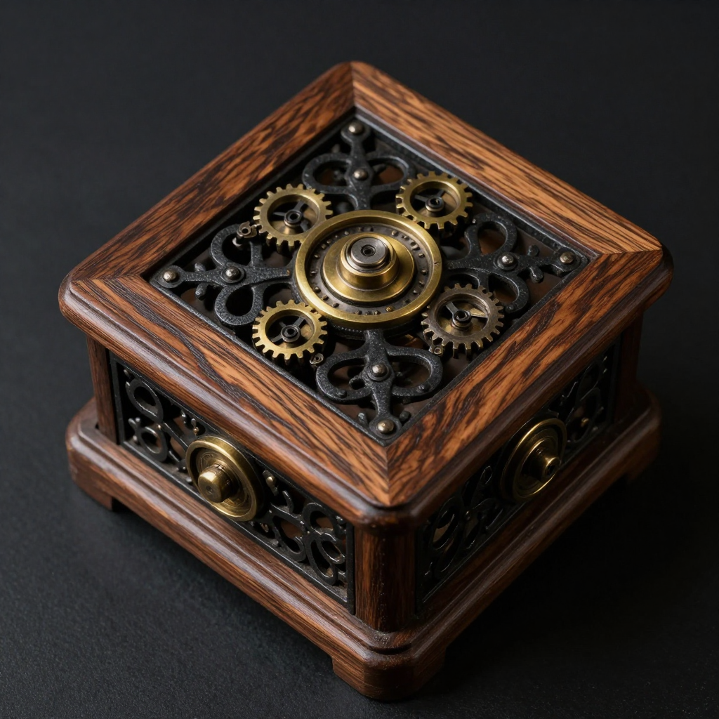 Miniatura 12 do modelo 3D Square Steampunk Bases
