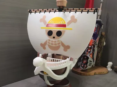 One Piece Going Merry (no supports)