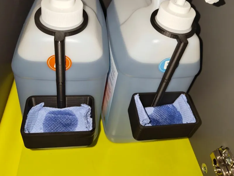 Resin Pump Bottle Drip Tray
