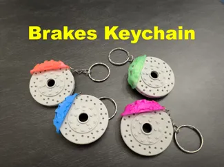 Brakes Keychain