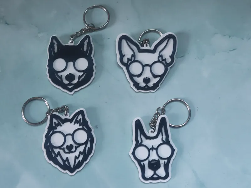 Llaveros de mascotas – Serie 5 (4 Modelos)
