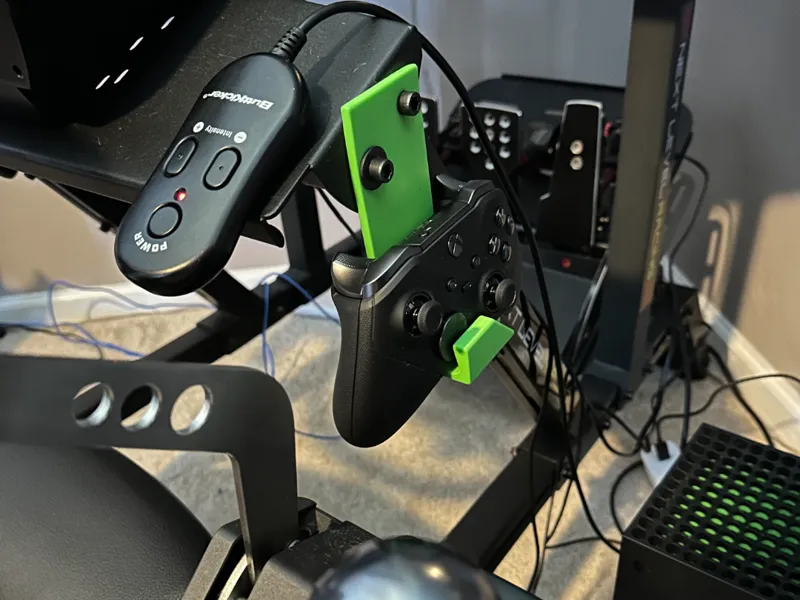 Controller stand for F1 GT racing simulator