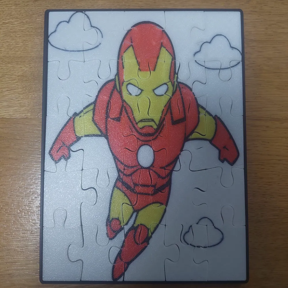 Kids Puzzle Iron man by Andy1989 MakerWorld