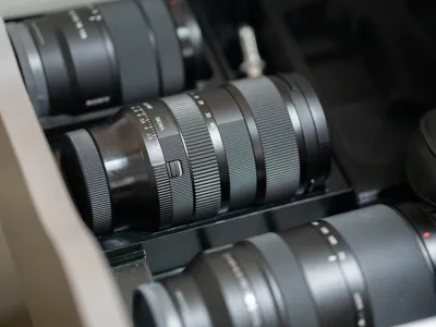 Gridfinity Lens Holder Sigma 17-40mm f1.8 E-Mount