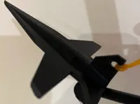 Joystick et avion de chasse miniature — photo 3