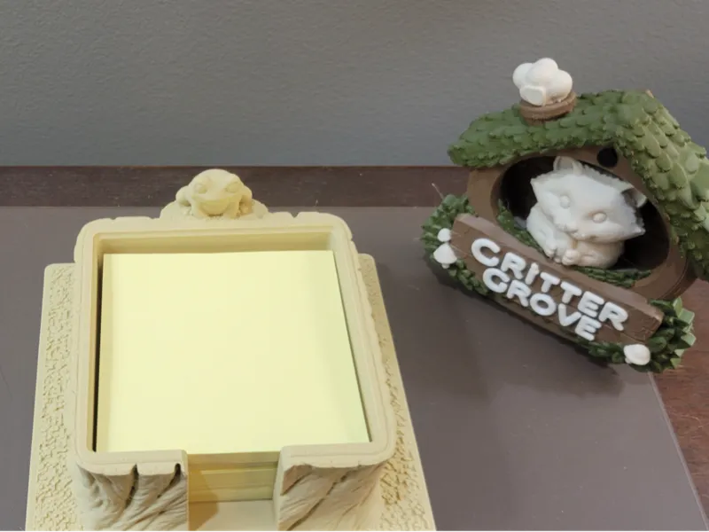 Frog Sticky Note Holder – Critter Grove