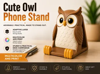 Cute Owl Phone Stand