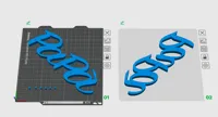 Per A1 Mini 0.2mm layer, 2 walls, 15% infill