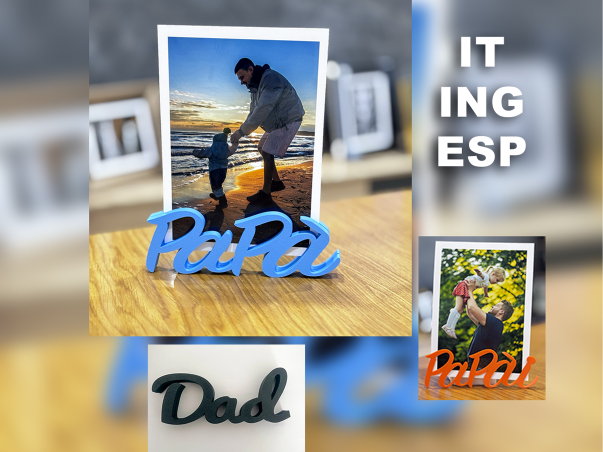 Porta  foto Papà Dad Photo Frame