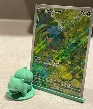 Trading Card Stand / Display - Bulbasaur