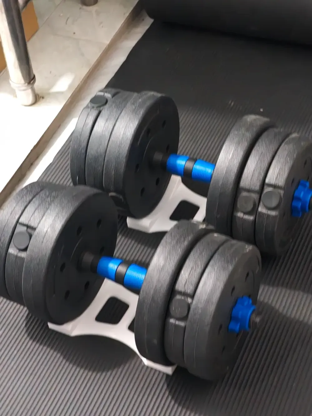 Dumbbell rack, dumbbell accessories, dumbbell stand; allows push-ups ...