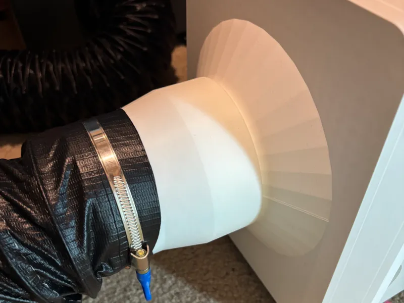 Hose adapter for H2 printer / Smoke Purifier