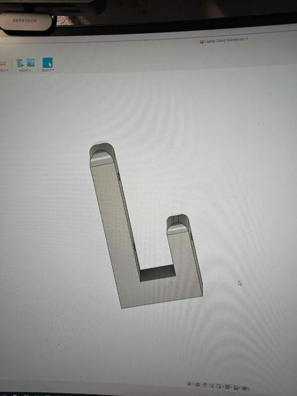Laptop Wall Mount - Free 3D Print Model - MakerWorld