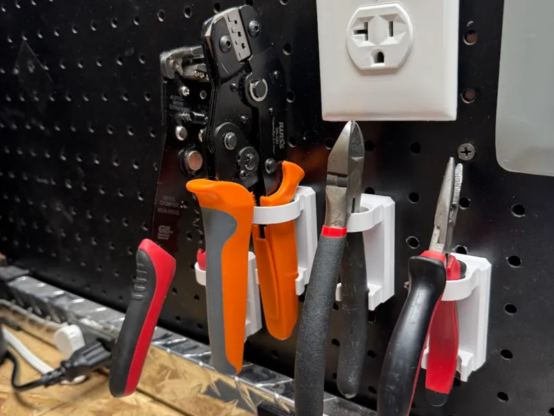 Pegboard Pliers Holder