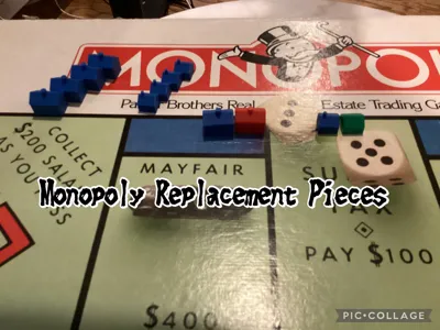 Monopoly Replacement Pieces
