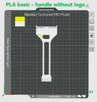 handle only - without logo - 2 colors 