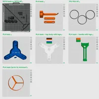 All parts - some multi color for AMS