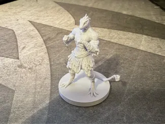 LizardFolk Fighter Fantasy Table Top RPG Mini 28mm