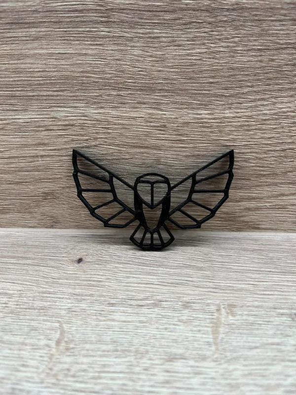 Décoration murale – Hibou low poly