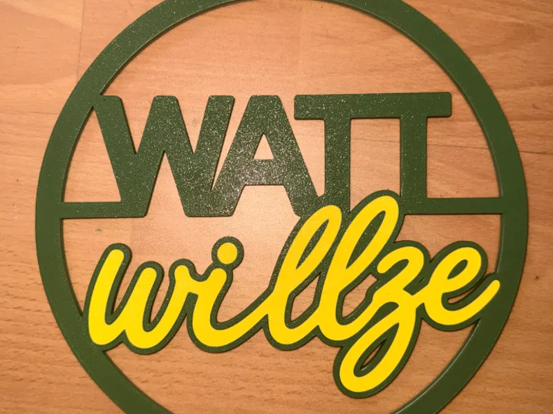 Türschild WATT willze