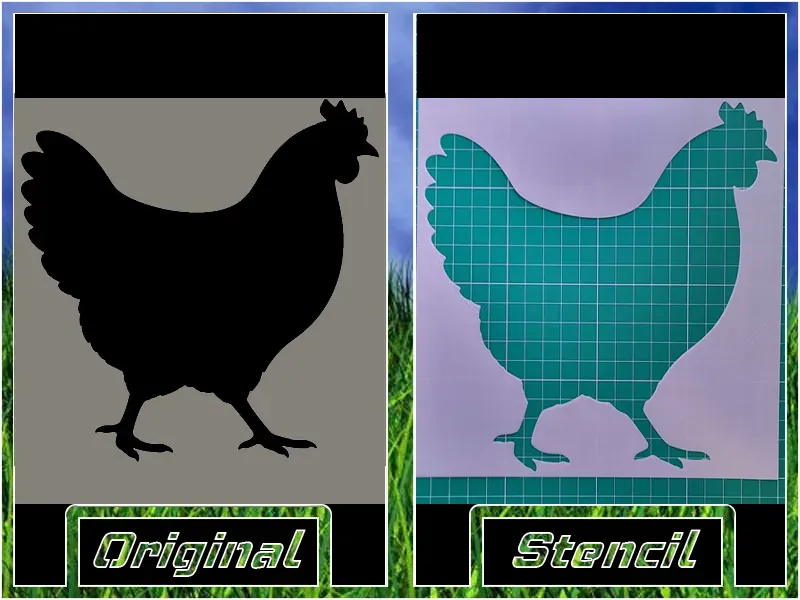 Chicken Stencil